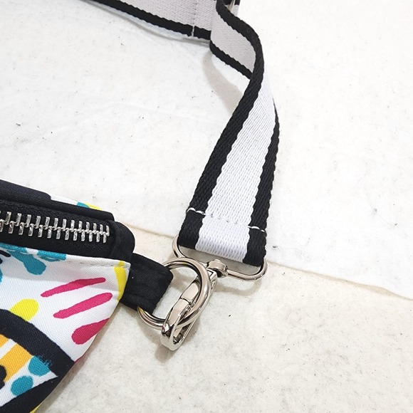 Brighton To Luv Women's Fanny Pack Belt Bag Colorful Floral Print Zipper - Picture 7 of 9